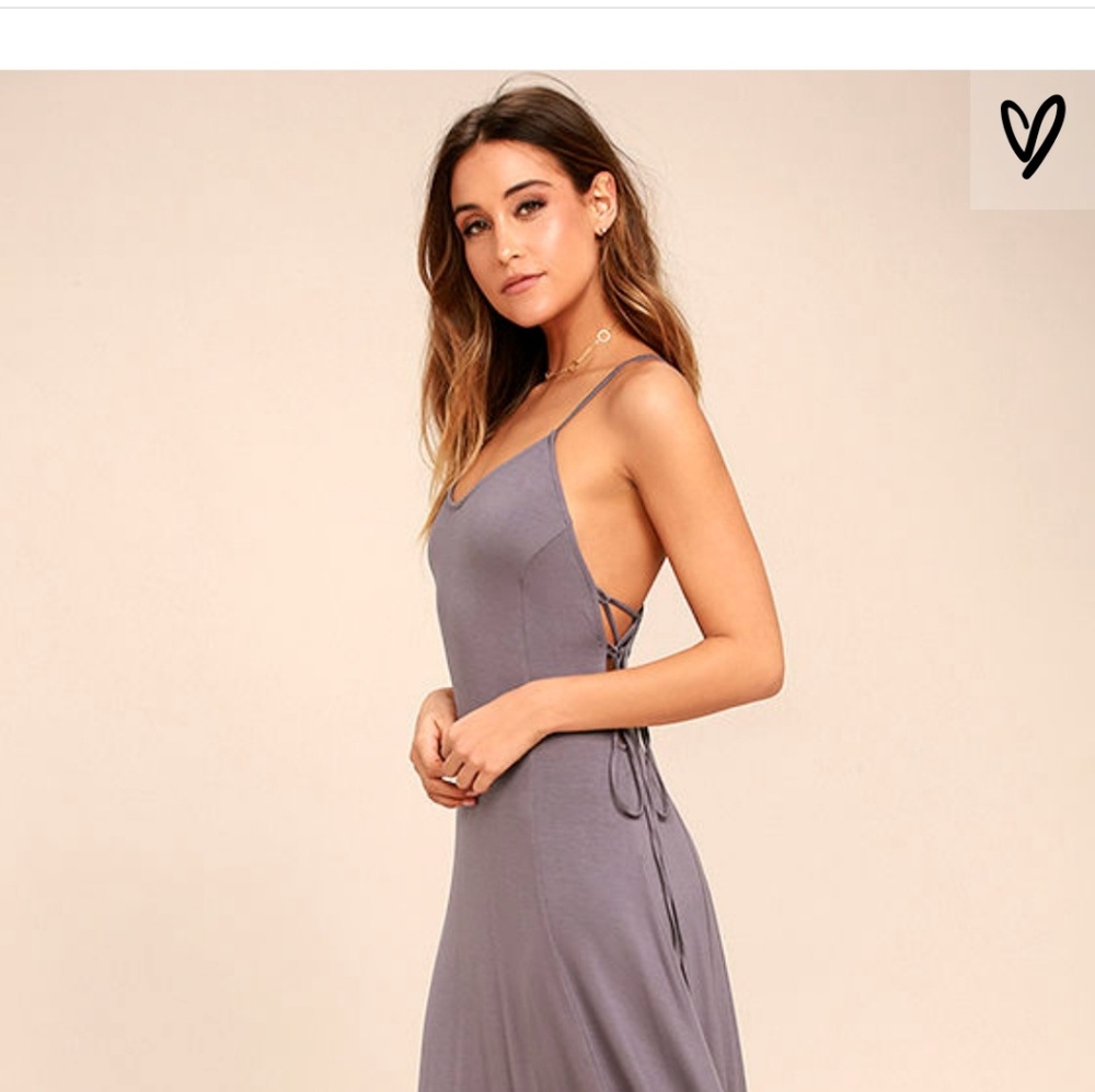 Dusty purple colored Maxi Dress